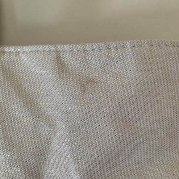 Victoria's Secret white metallic silver sequin oversized top zipper tote bag - Picture 14 of 14